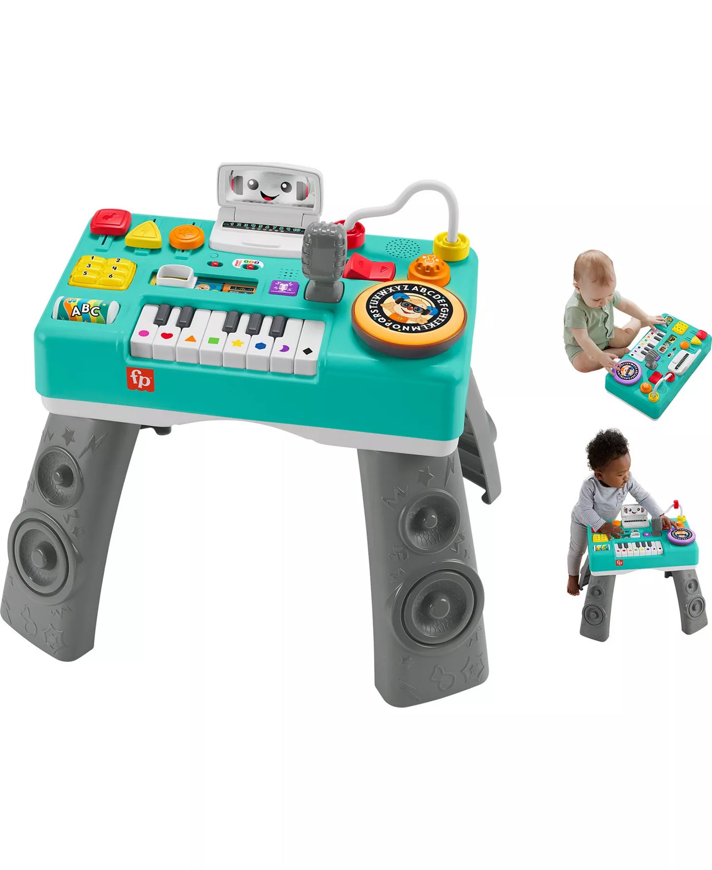Interactive DJ Activity Play Table – Musical Learning Toy with 3 Piano Modes, Lights & Multi-Language Sounds