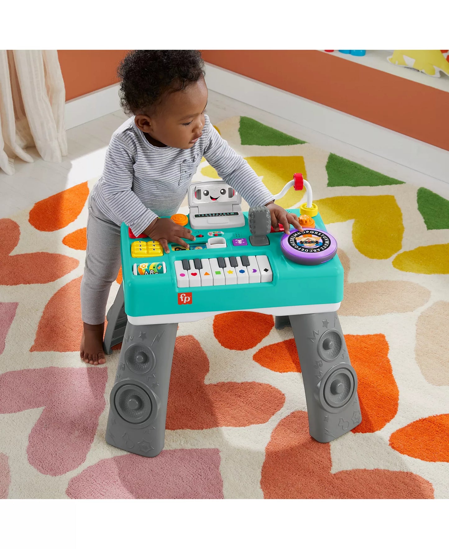 Interactive DJ Activity Play Table – Musical Learning Toy with 3 Piano Modes, Lights & Multi-Language Sounds