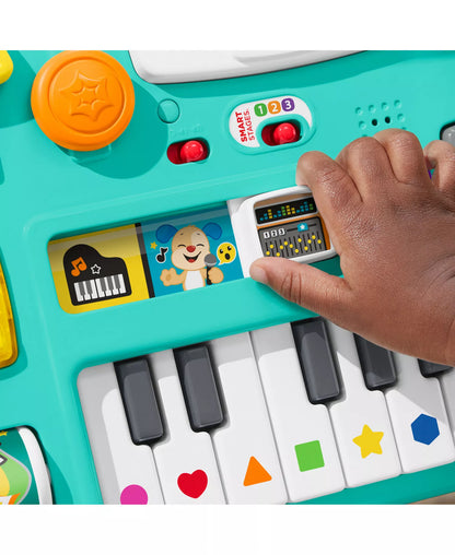 Interactive DJ Activity Play Table – Musical Learning Toy with 3 Piano Modes, Lights & Multi-Language Sounds