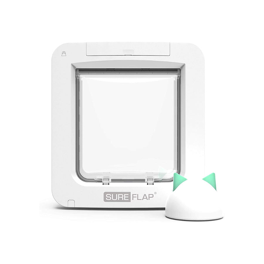 SureFlap Microchip Cat Flap Connect & Hub Bundle – White