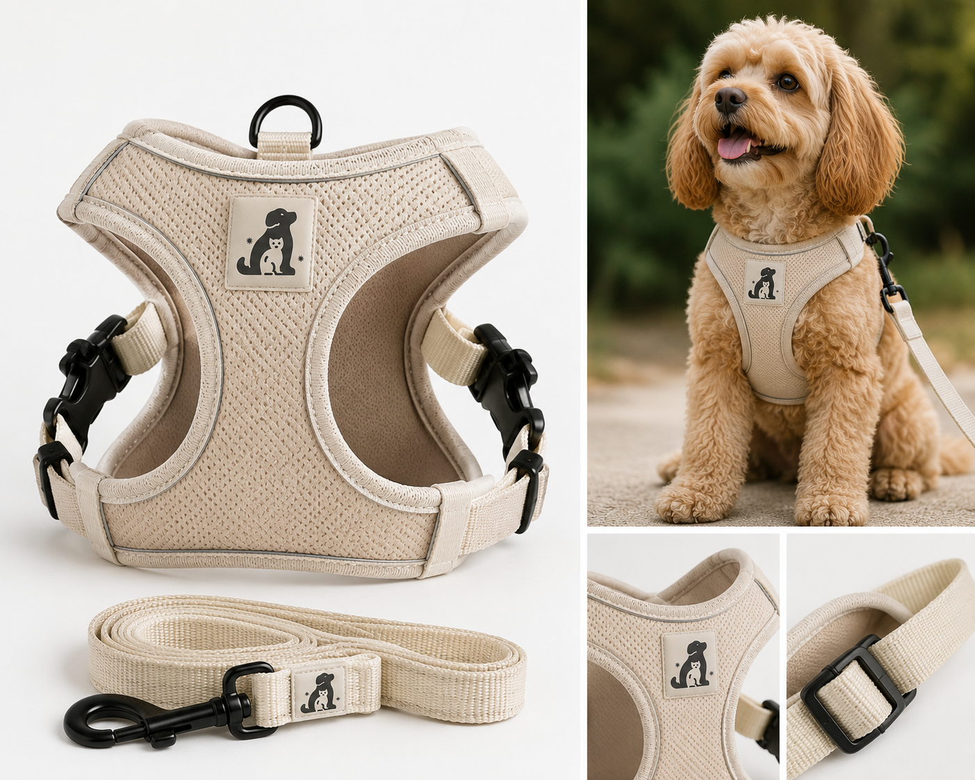 LangleyPet™ Dog Harness & Leash Set